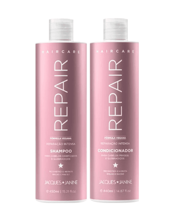 Kit Jacques Janine Hair Care Repair Shampoo 450ml + Condicionador 440ml - Image 2