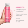 Shampoo Cadiveu Glamour hidratação intensa com limpeza suave e brilho extremo