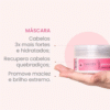 Máscara Cadiveu Glamour hidratação profunda para cabelos macios e sem frizz