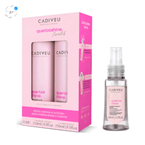 Kit Cadiveu Shampoo + Condicionador Quartzo Shine + Sérum